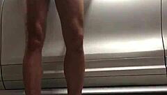 Spying On Gay Cock In Gym Garage