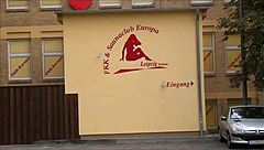 German tourists visit European sauna and redlight district