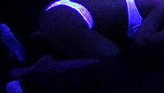 Scarlett johnson engages in blacklight sex with teen fetish elements and passion