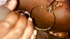 She sucks black cock deep