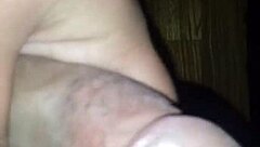 Bold masturbation session leading to cum on cock