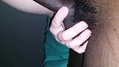 Interracial blowjob leads to intense orgasm