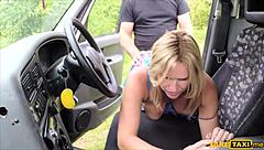 Blonde Mum Gets Fucked In Cab Emotionally