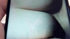 My wife performs a handjob show for me