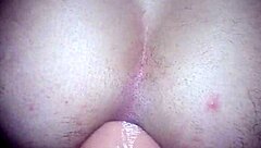 Huge Dildo Penetrates Tight Anal Hole Deeply