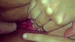 She's squirting from intense anal fucking.