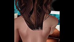 למה הדוגמנית הגלאמורית הזו ב-3D מתגרה כל כך?