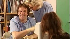 As a doctor, I cum inside my patient's ass after a hospital blowjob.