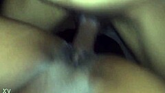 ebony amateur gets facial in backseat