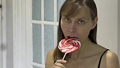 lolly sucking with best dirty talk in the world 2