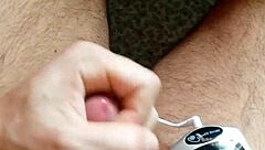 E Stim Cumshot After Intense Session