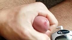 E Stim Cumshot After Intense Session