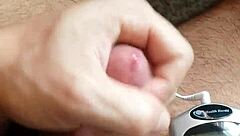 E Stim Cumshot After Intense Session