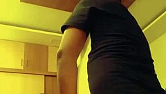 Elderly man pleasuring Saipriya's intimate area