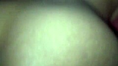 Ebony midget gets her pussy filled with cum