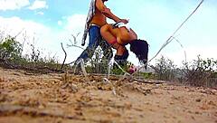 Cogiendo En El Desierto With Mexican Outdoor Fun