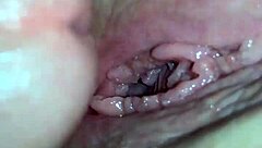 Creampie in Girlfriend's Pussy! Close Up!