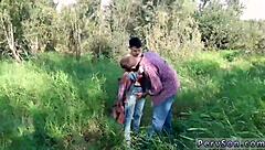 young seaman explores gay outdoor pitstop fun