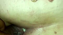 blonde woman in anal scene with gaping