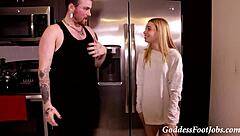 Keep doing the feet fetish, it's intriguing