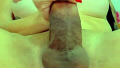 Shemale showcases big monster cock in a narrative Chartubate session