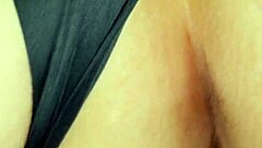 i fucked shaved pussy with panties aside