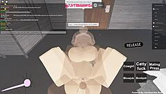 Big-titted whore gets pounded by a monster cock in 58 Roblox porn