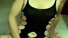 hot belgian milf says, 'i'm fingering myself in lingerie'