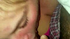 Interracial couple enjoys a passionate blowjob in Italy