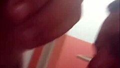 Twink shows off his big dick in solo gay action