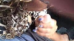 She gives blowjob in drive-thru line