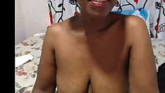 Mature latina Judy shows off her big hairy ass