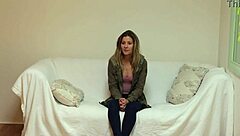 Hazel Levec in a hardcore casting interview