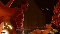 sex with a little devil in gay encounter.