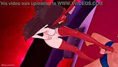 Amber's playful footjob in uncensored Hentai video