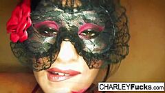 Charley Chase Wears Sexy Lingerie And Stockings