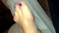 Mandy's Footjob 19 Features Close Up Of Feet And Cock.