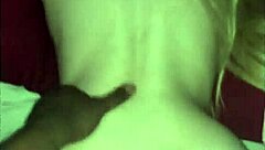 Teen takes backshots from big black cock
