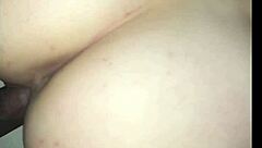 Teen gets creampied taking backshots