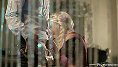 Blonde Fellucia Gives Finest Handjob And Blowjob Ever