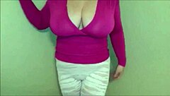 sheila, umm, dancing showin’ off her huge tits... oops!