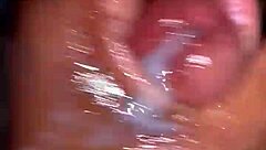 handjob for my wife ends with cumshot