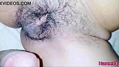 Latina amateur cums three times in creampie