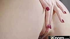 Busty blonde Sharon White subtly rides tight cock