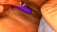 Toying with pleasure: Vibrating pussy play