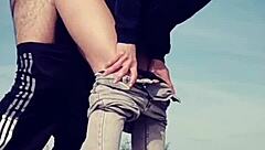 Blowjob and doggy style on the road, want to join in?