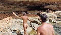 Divers Watch Amateurs Fucking on the Beach