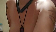 pawg smacks her ass while fucking herself with dildo