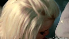 Blonde Milf Gives Cool Blowjob