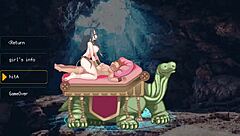 succubus seduction game teases with massive cock